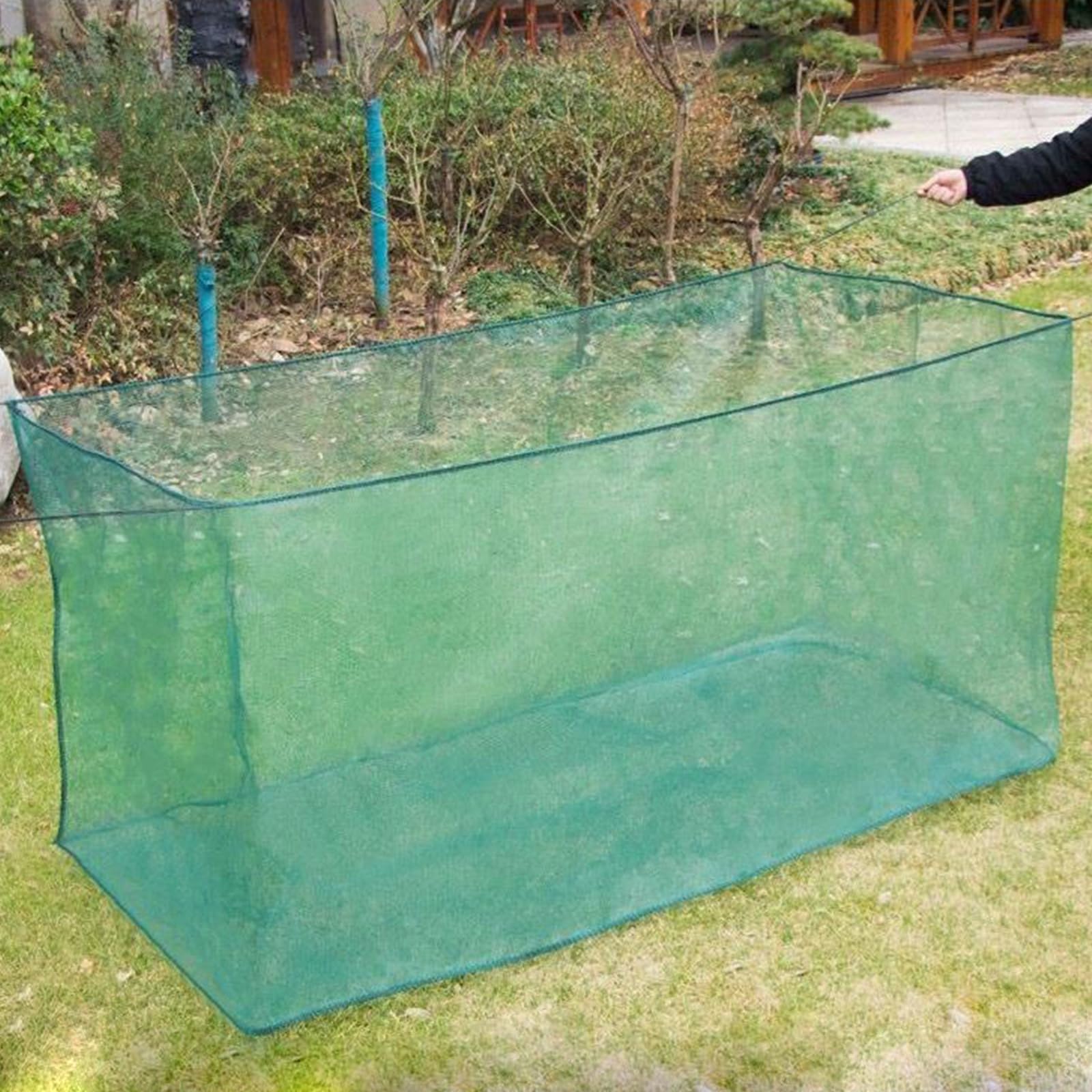 Fangnetzkäfig Fischernetz aus Nylon Faltbares Fischreuse Fischernetz Groß Geeignet für Fisch, Hummer, Krabben