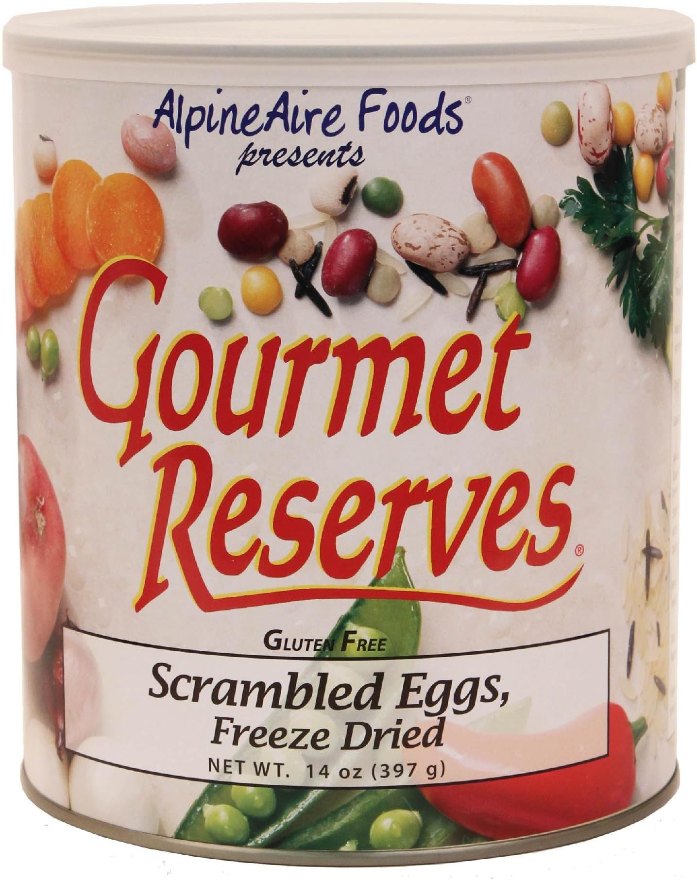 AlpineAire Foods Gourmet Reserves Freeze Dried Scrambled Eggs (10-Can)