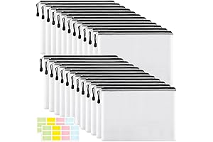 EOOUT Black Mesh Zipper Pouch: Secure and Versatile Storage for Your Essentials