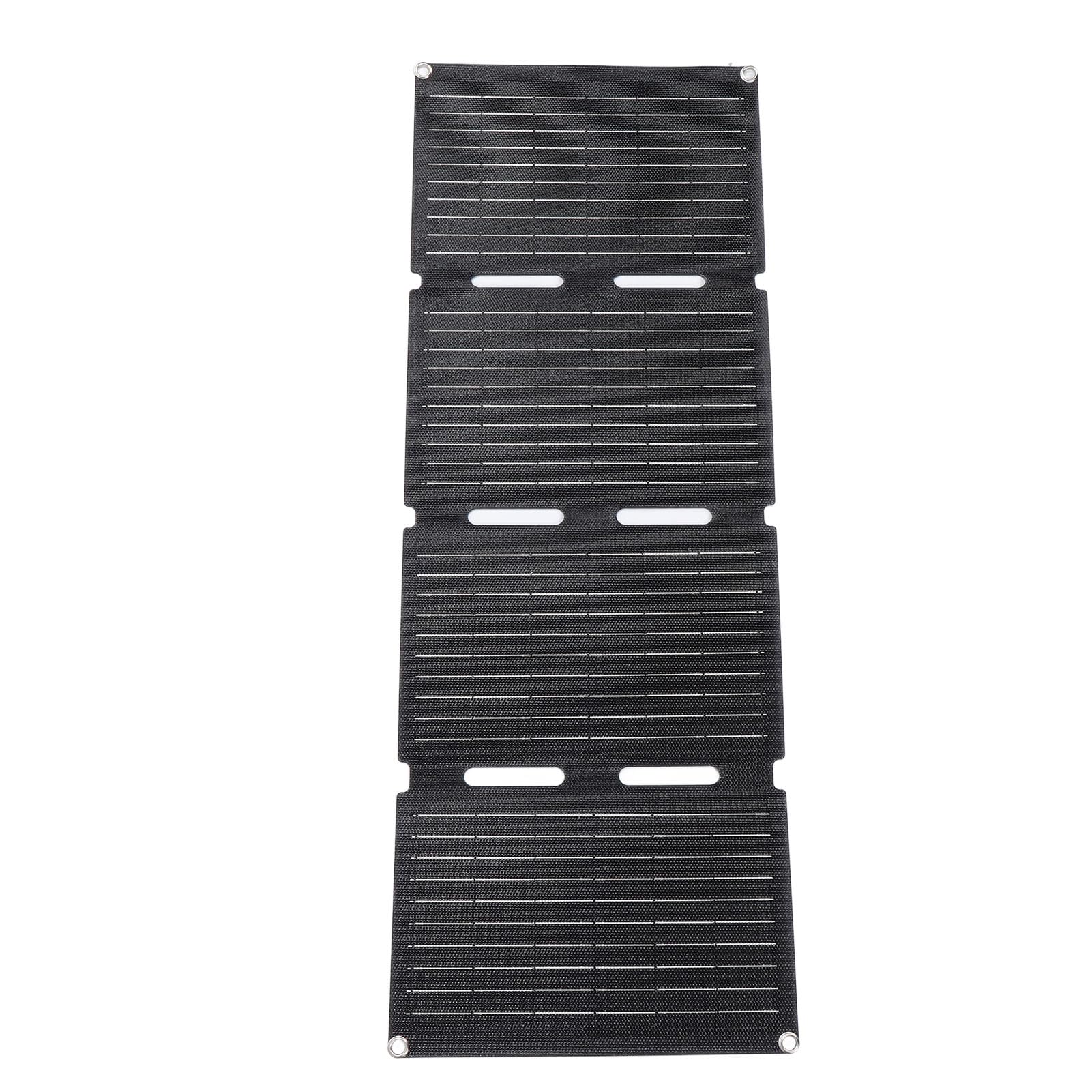 Caricatore a Pannello Solare Caricatore Solare Portatile a Ricarica Rapida Alta Potenza 40 W Compatibilità Multi-dispositivo Design a 4 Slot per l'escursionismo