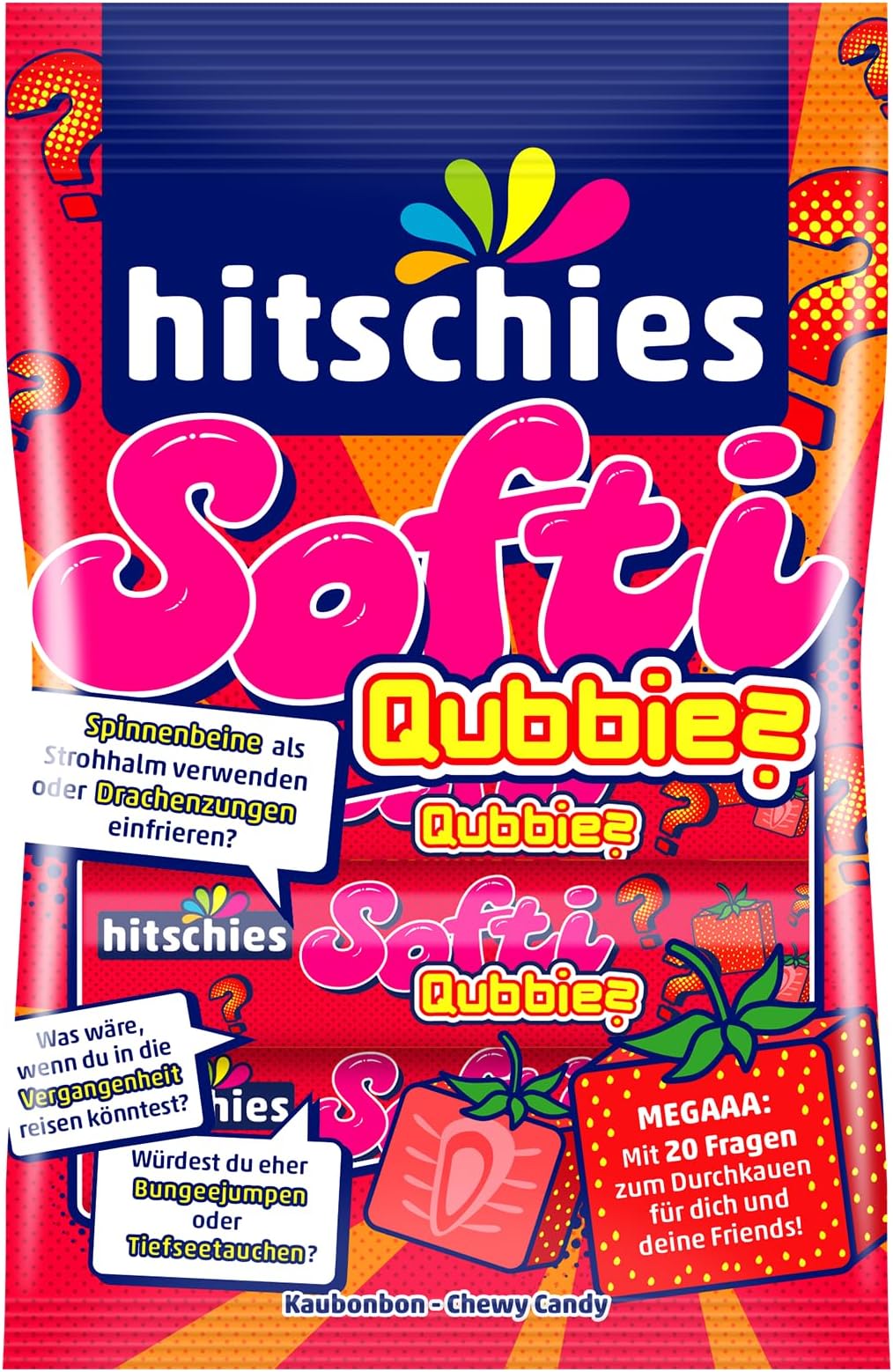 Softi Quibbie โ Irresistibly Chewy Delights with Games on Each Package | Fruit Flavored Gummies | Vegan-Friendly | 80g Pack (2 Pack)