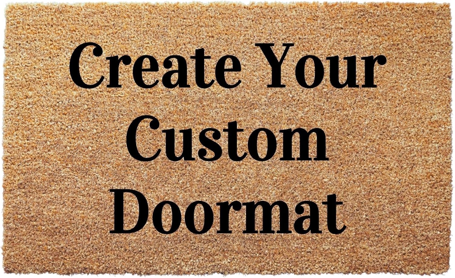 clicked craft Create Your Personalized Doormat - New Home Gift Ideas, Front Door, Wedding Gift, Home Decoration, Cozy Home, Customized Doormats