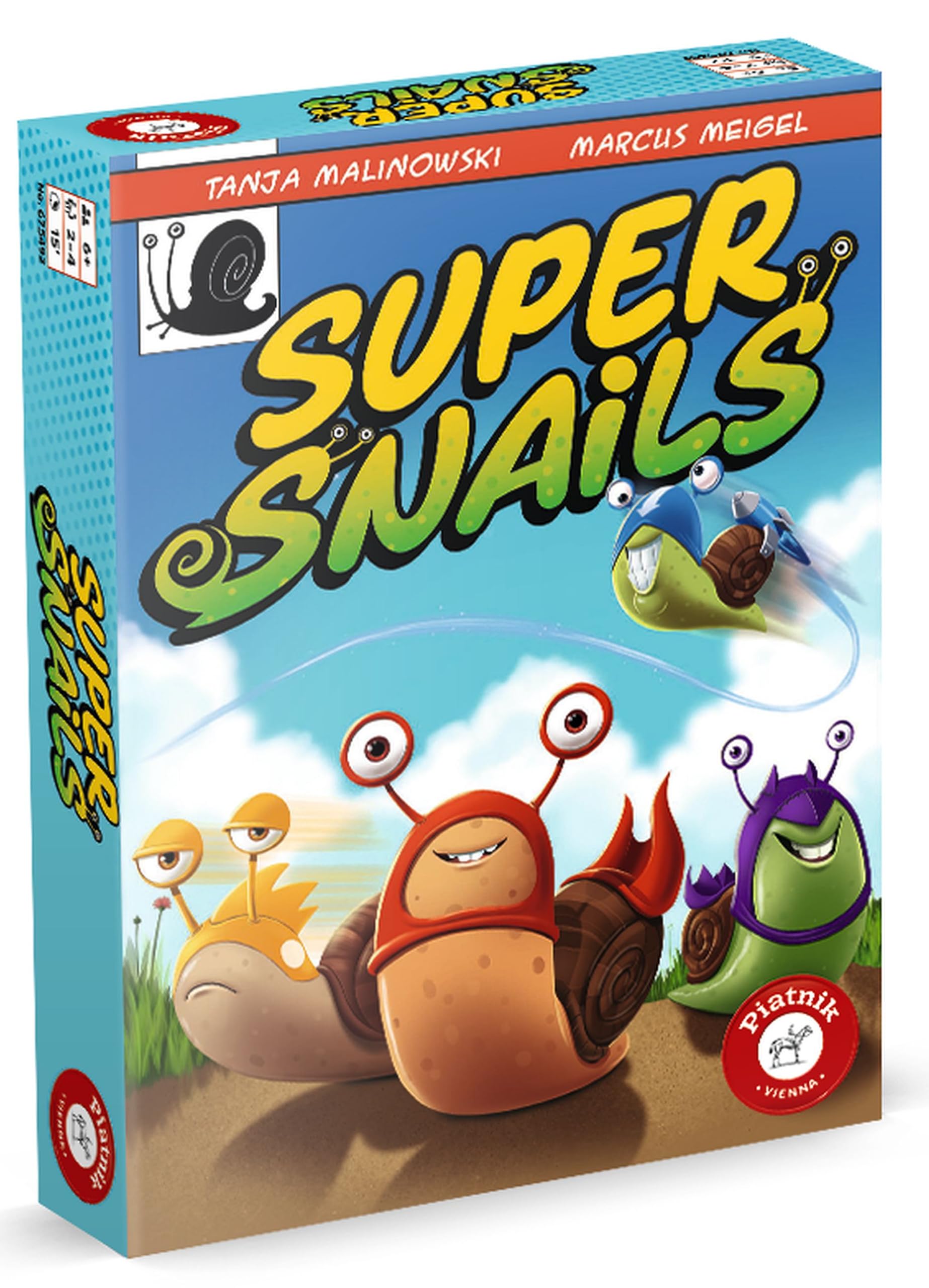 Piatnik 675492 Super Snails Super Fast at Snail Speed