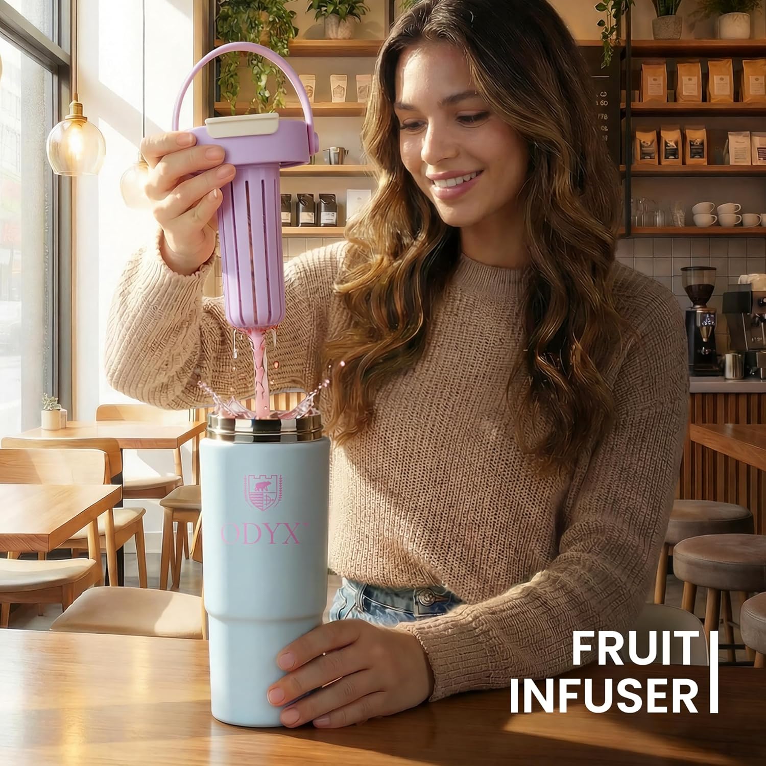 Mist Bottle – 22oz Insulated Stainless Steel Water Bottle with Dual Flip Lid, Straw & Spout, Leakproof, BPA-Free, Dishwasher Safe, Travel Tumbler for Sports, Work, or Journey (Breeze Melody) - Image 7