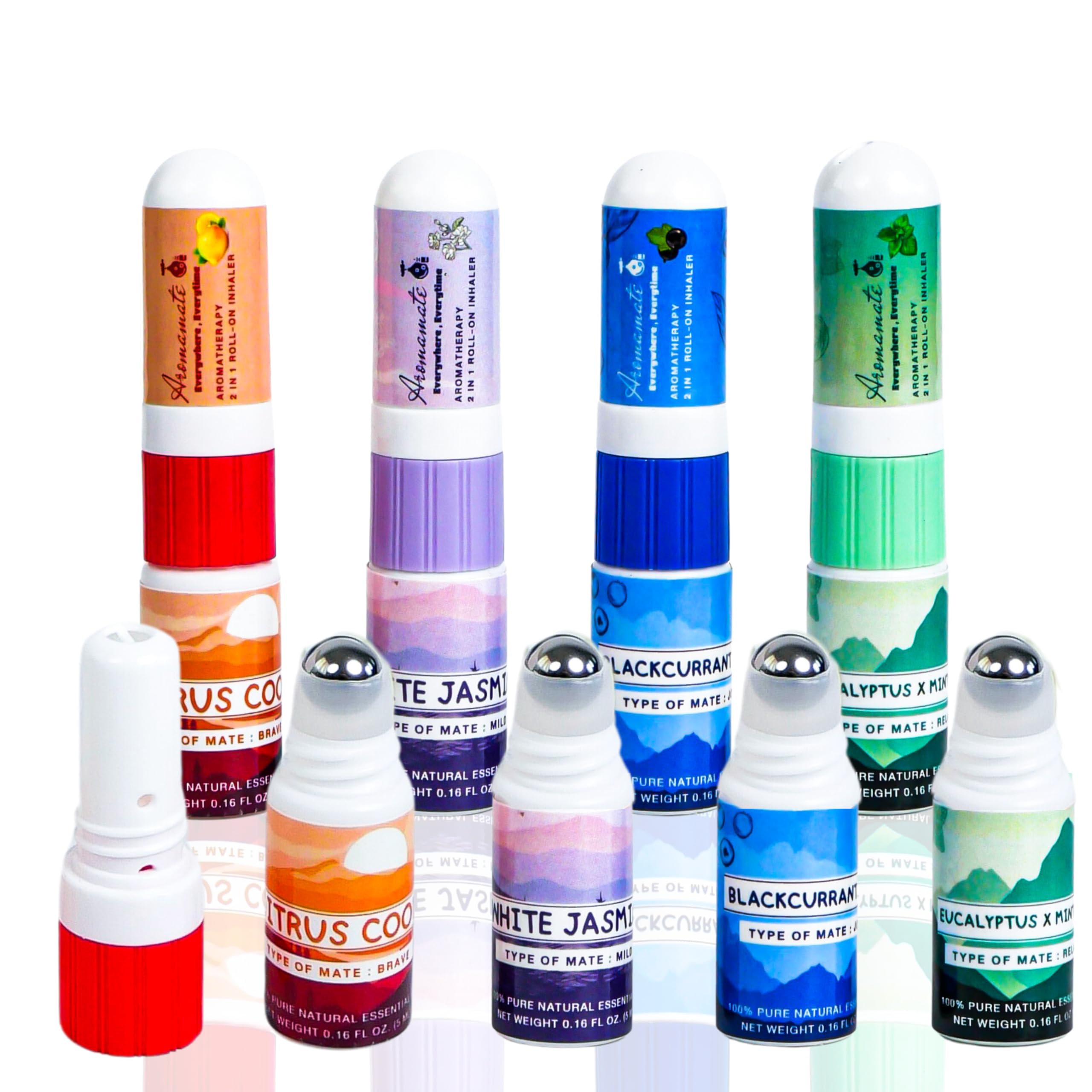 Amazon.com: Aromamate Two-Way Roll-On Inhaler - Citrus