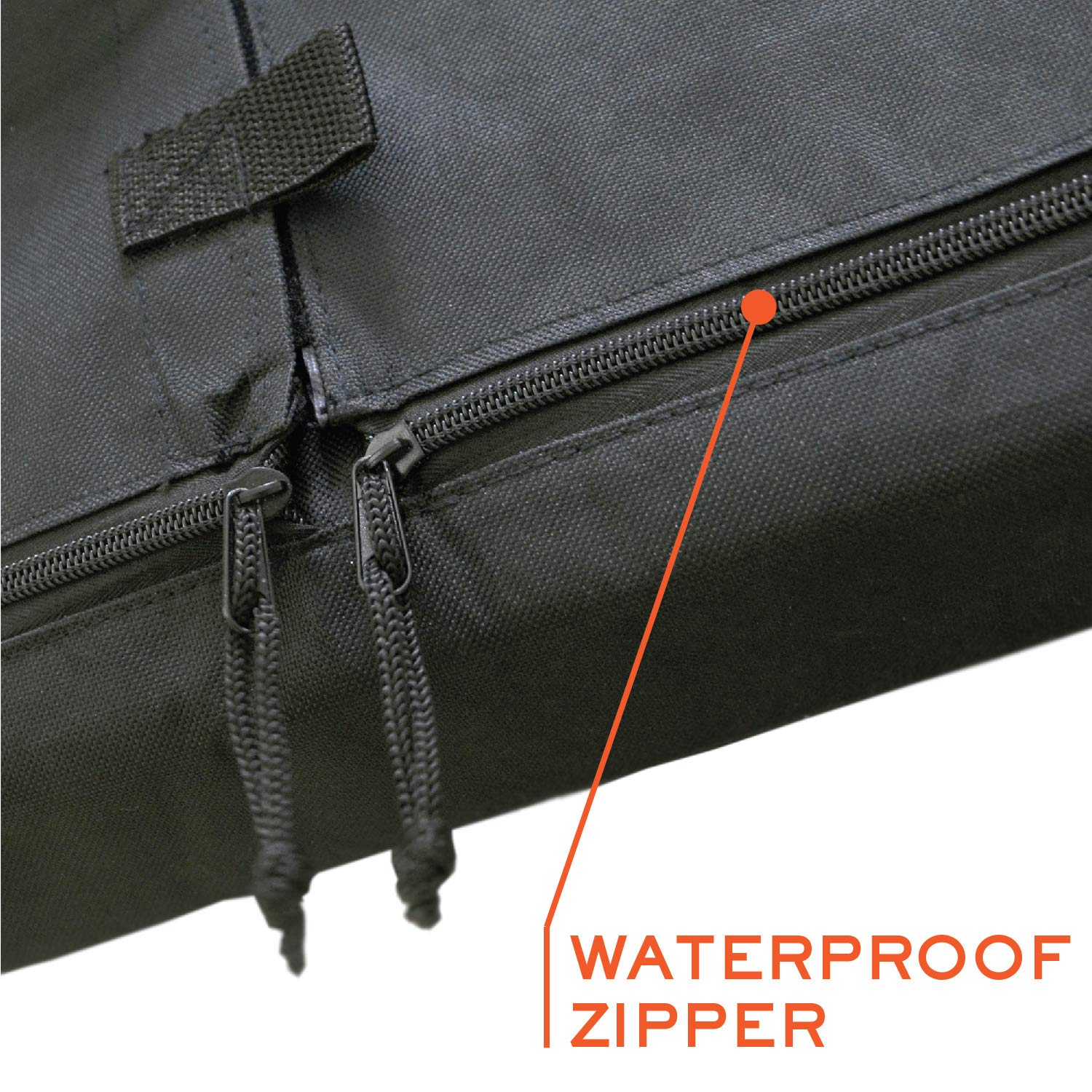 Funda de TV para exteriores de 95 a 100 pulgadas, con cremallera, resistente a la intemperie, impermeable, protección de 360 grados, interior suave y antiarañazos, color negro
