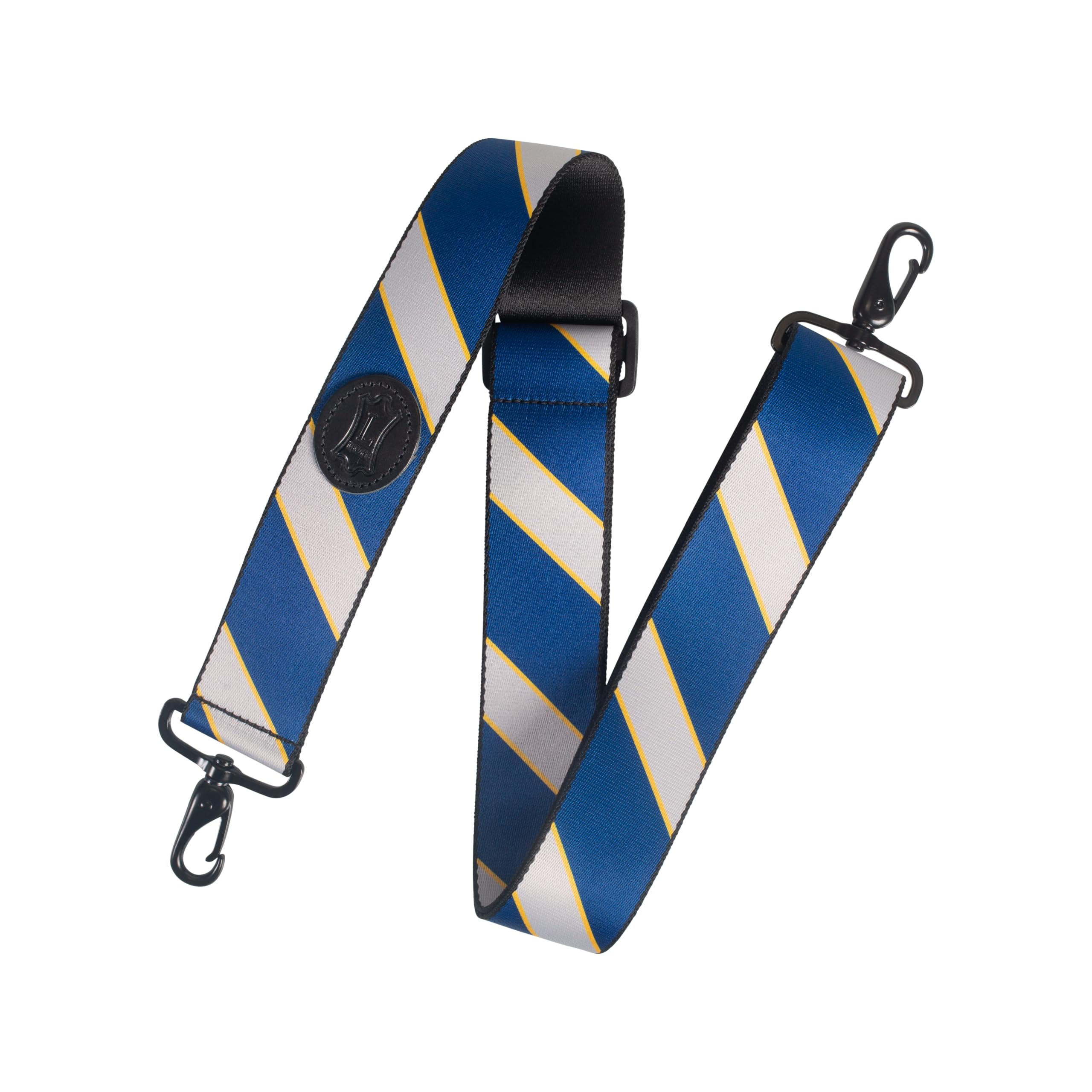 Levy's Leathers 2" Wide Polyester Spirit Case Strap Fits Most Insturment Cases with D-Ring Clips; Blue, Grey (MCS-007)