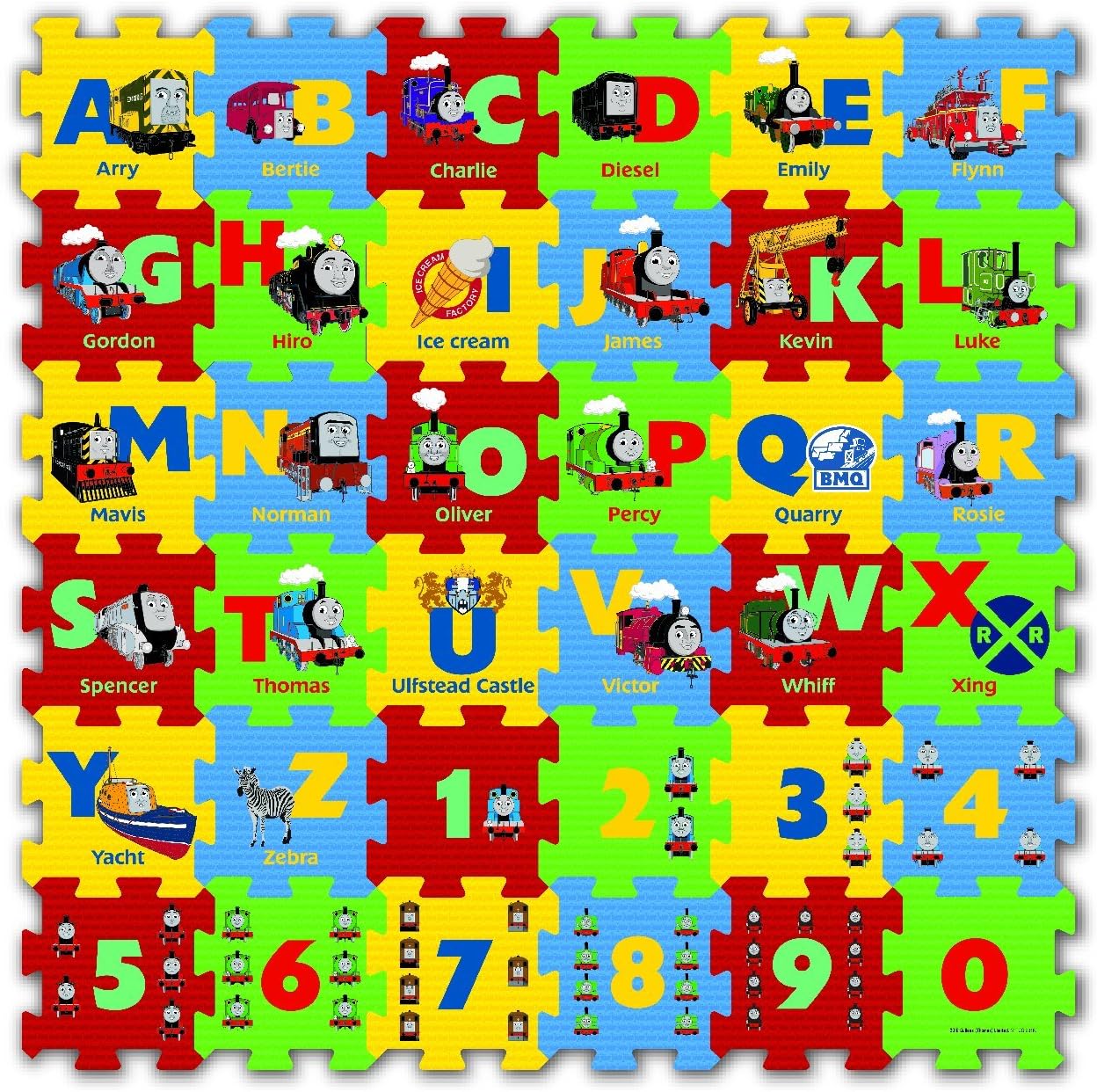 Thomas & Friends ABC-123 Foam Cube Puzzle