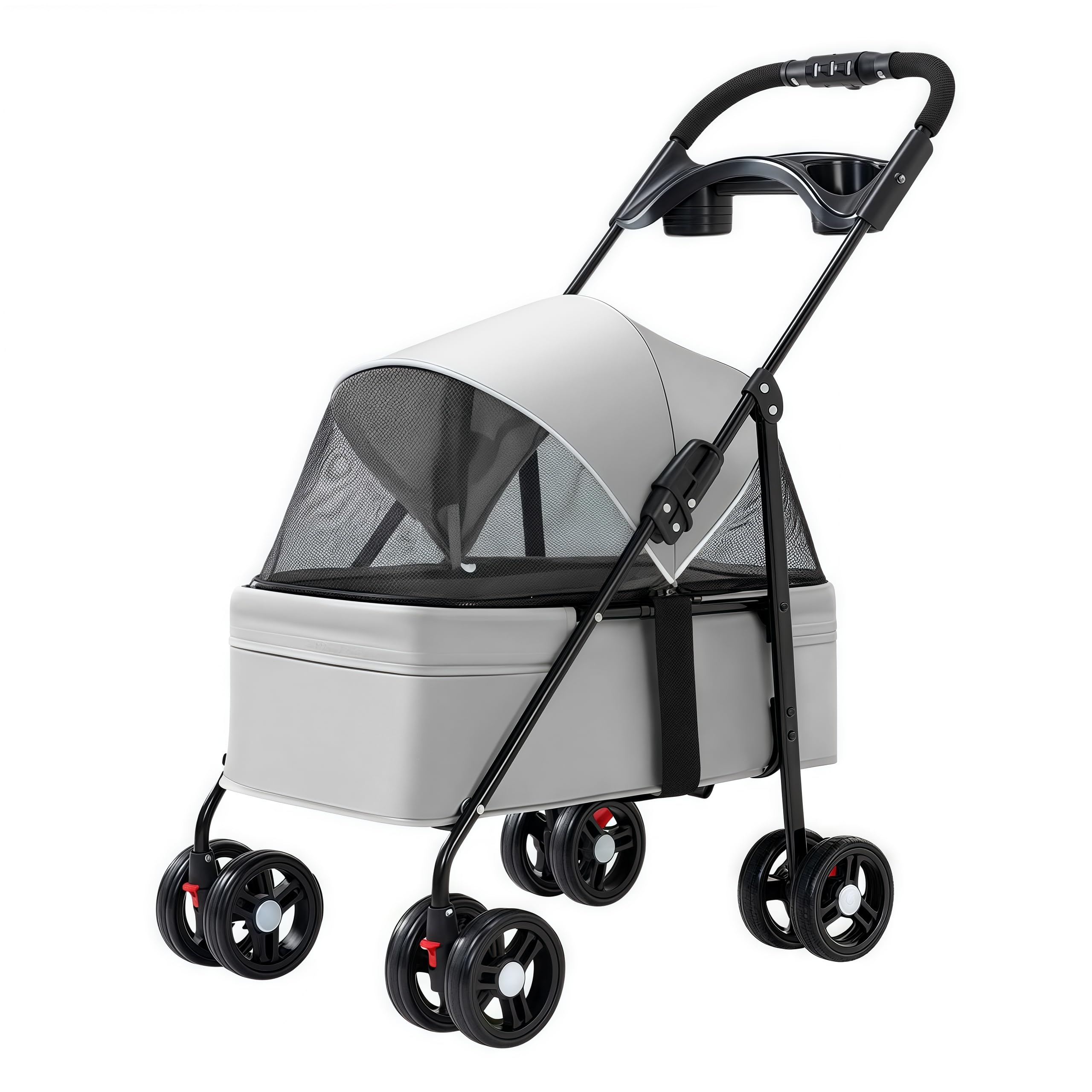 Amazon.co.jp: DODOSOSO ペットカート 片手折りたたみ 耐荷重15kg 4輪