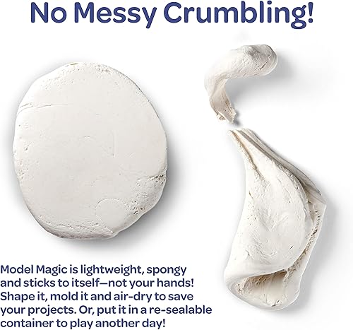 Vista 5 de Crayola, compuesto para modelar Magic Model, 1 oz cada uno, paquete de 75 oz, Variados Multicolor