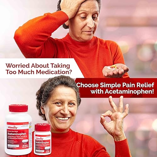 Miniatura 7 de TIME-CAP LABS, INC. Acetaminofeno oportuno de 650 mg - 400 comprimidos - Liberación extendida - Alivio del dolor en las articulaciones, alivio del