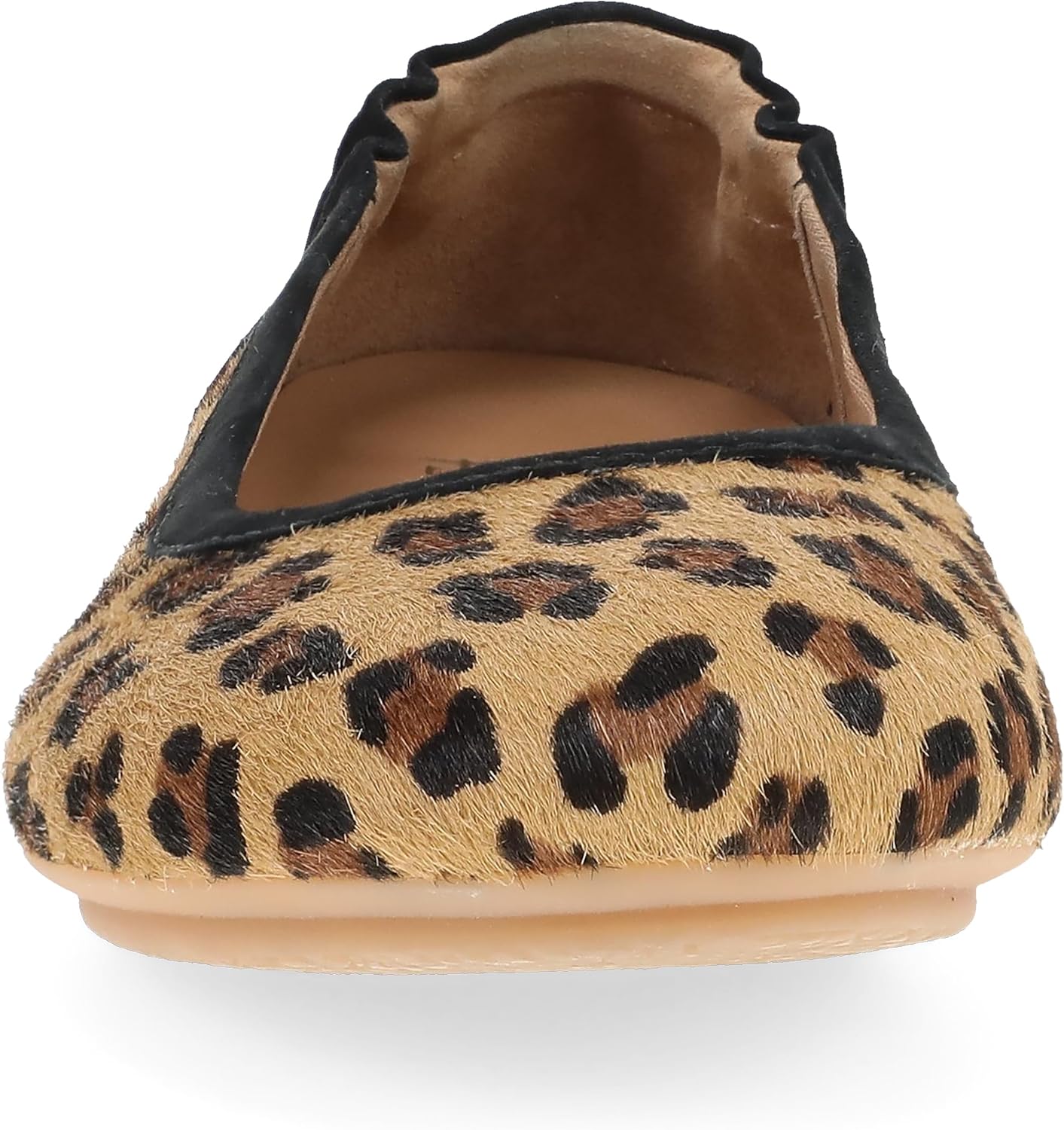 Dansko Madisen Women’s Leopard-Print Ballet Flat – Hair Calf & Suede Slip-On Shoe with Arch Support