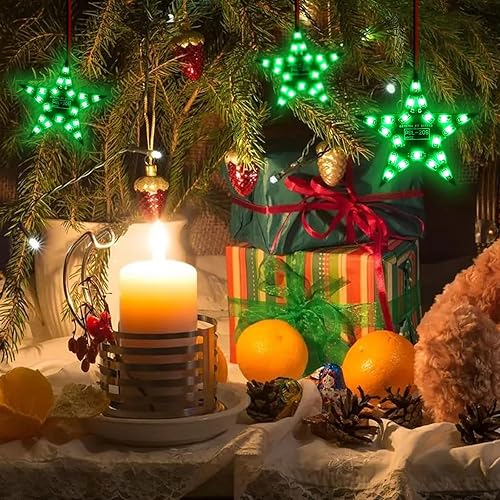 Miniatura 7 de Kit de práctica de soldadura DIY de cinco puntas en forma de estrella LED verde luz de respiración SMD SMT Electrónica Proyectos Kit de soldadura