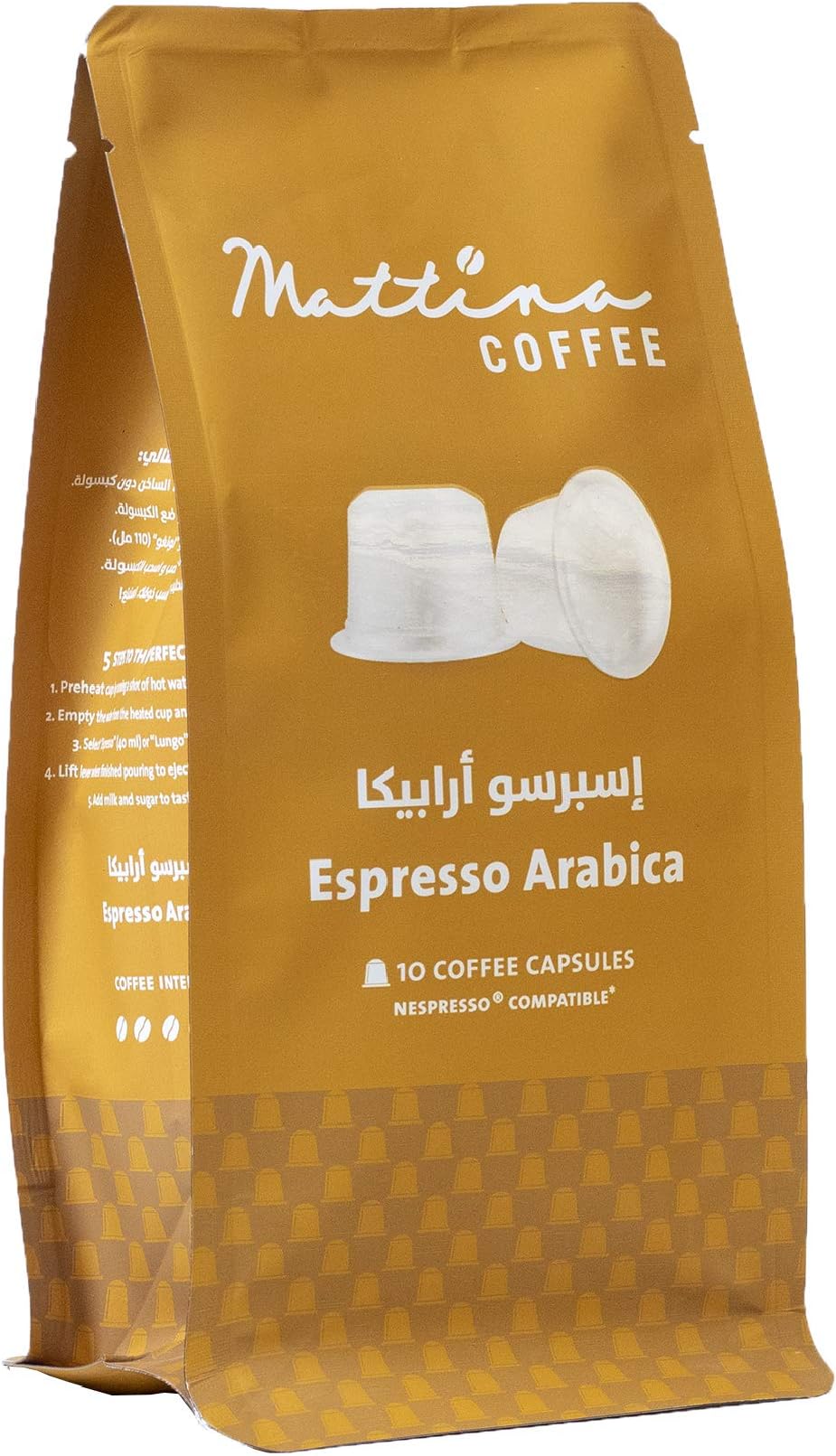 Espresso Arabica Capsules - Bag of 10 capsules
