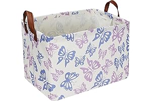 Butterfly Basket: Rectangle Blue Kids Gift Basket