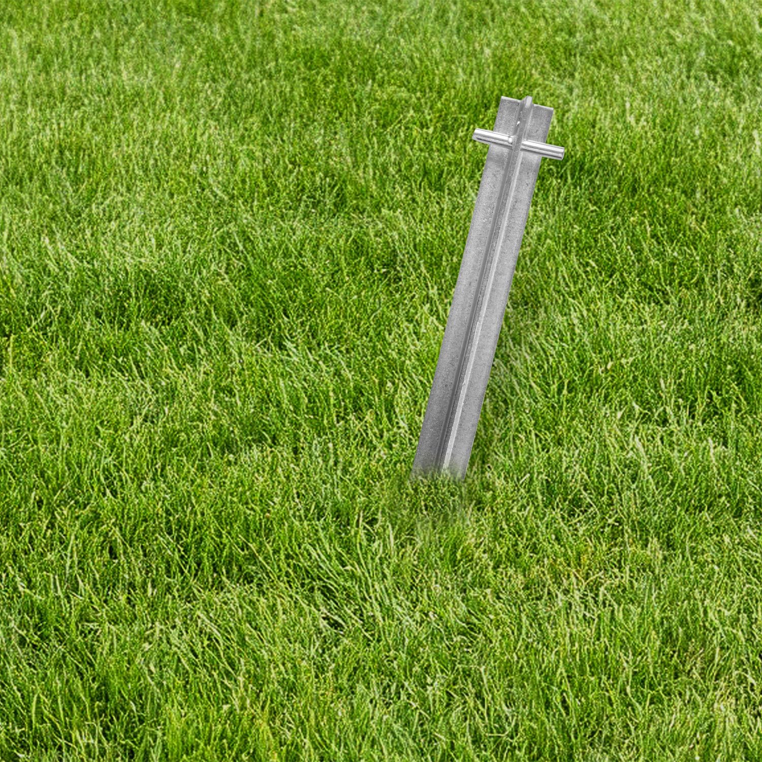T-Hering 12 STK. 30 cm aus Metall für Harte Böden - extra starker Zelthering aus verzinktem Stahl - Stabiler Erdnagel für Zelt, Pavillon, Camping, Bodenanker, Outdoor