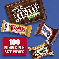 Vista 2 de Mars, Chocolate Favorites Halloween Bars Candy Variety Mix 100 unidades, 34.74 onzas
