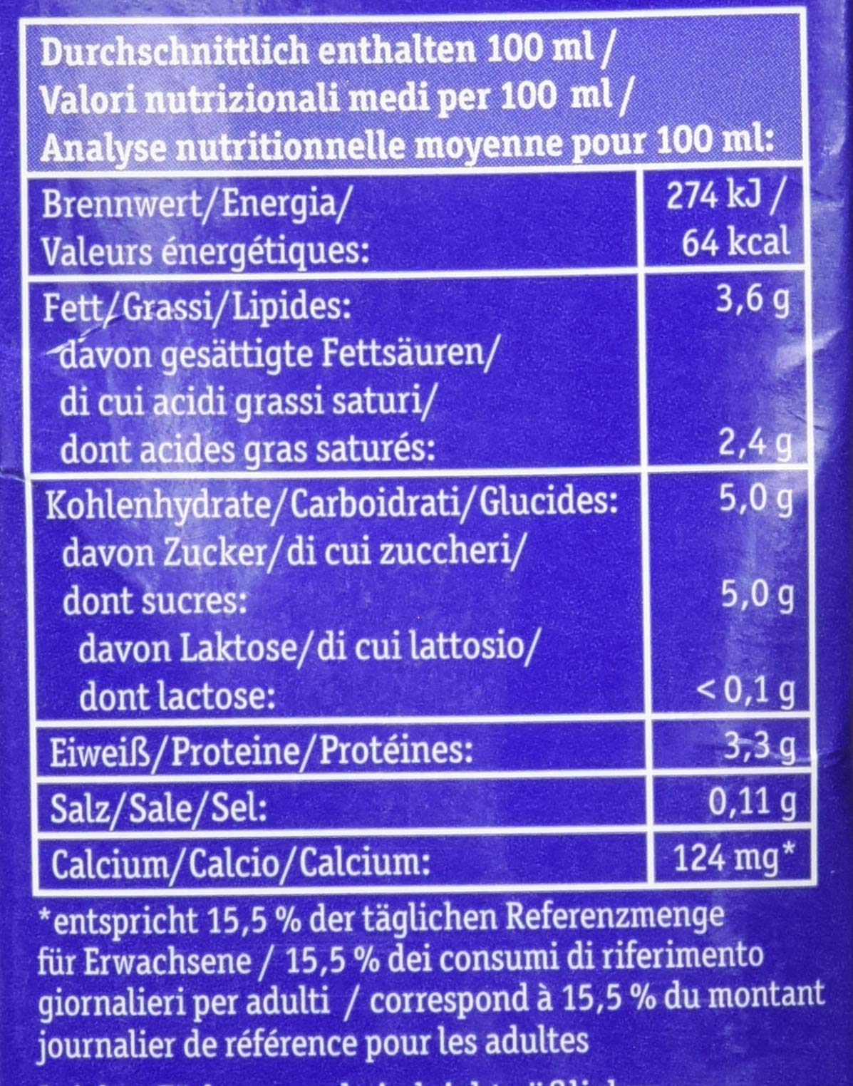 Berchtesgadener Land Lactosefreie H-Milch 3.5%, 12er Pack (12 x 1 l)