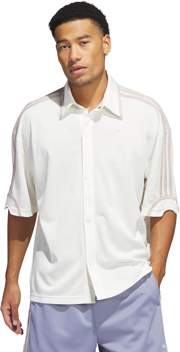 adidas Men's Short Sleeve Basketball Shooting Top