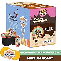 Vista 3 de Crazy Cups Flavored Coffee for Keurig K-Cup Machines, Peppermint Chocolate Mocha, Hot or Iced Drinks, 22 Single Serve, Recyclable Pods