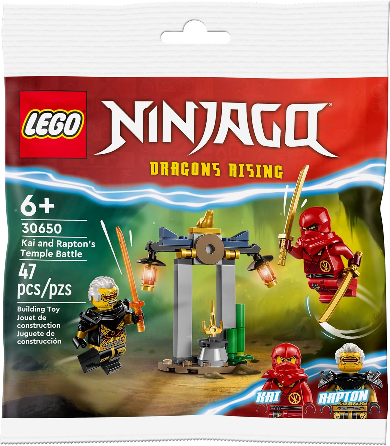 LEGO® Ninjago Kais and Raptons Duel in the Temple