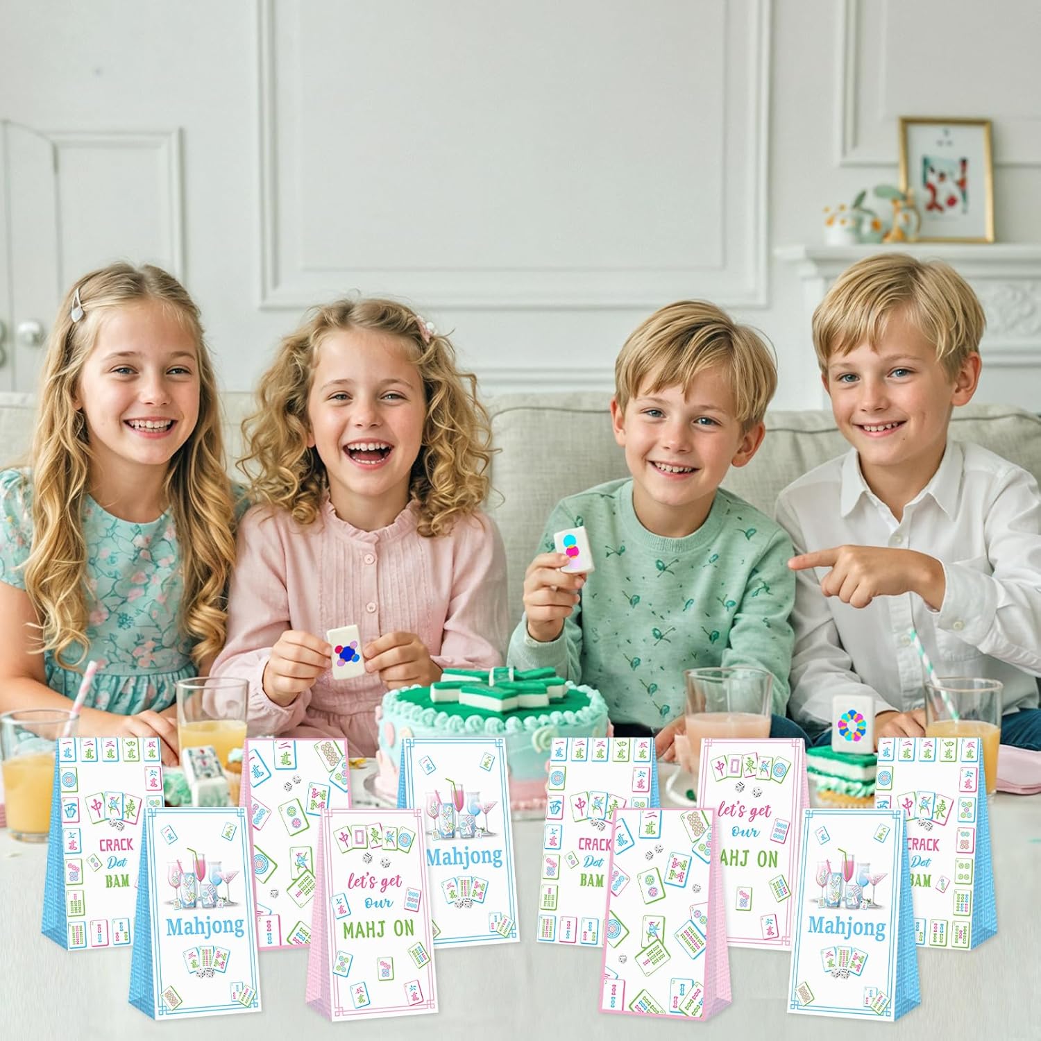 20pcs Mahjong Goodie Bags, Mahjong Party Bags for Mahjong Girls Party & Special Events, Game Night, Mahjong Night, Bridal Showers, Cocktail Parties & Celebrations - Image 7