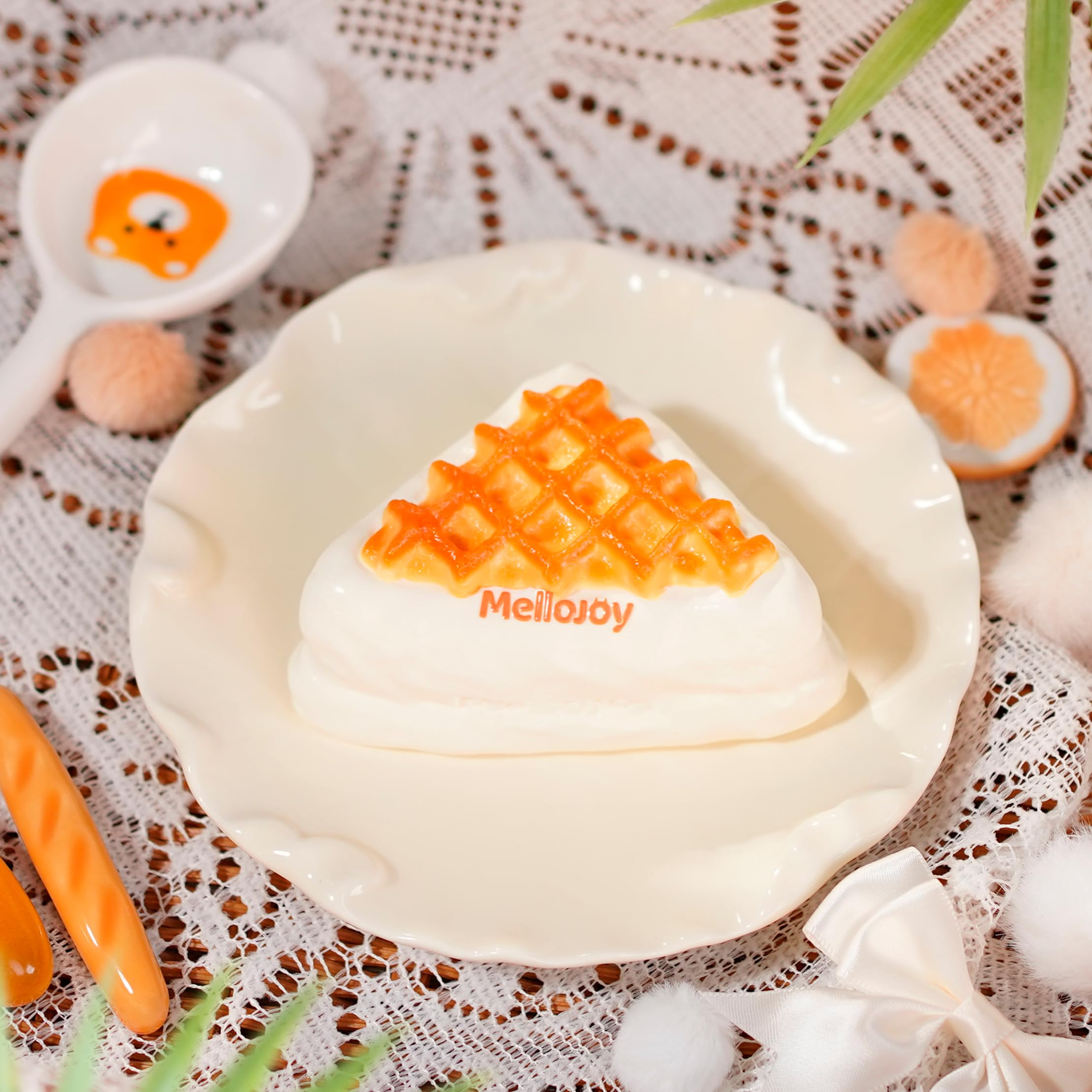mellojoyスクイーズクリームワッフル スクエア Mellojoy スクイーズ 