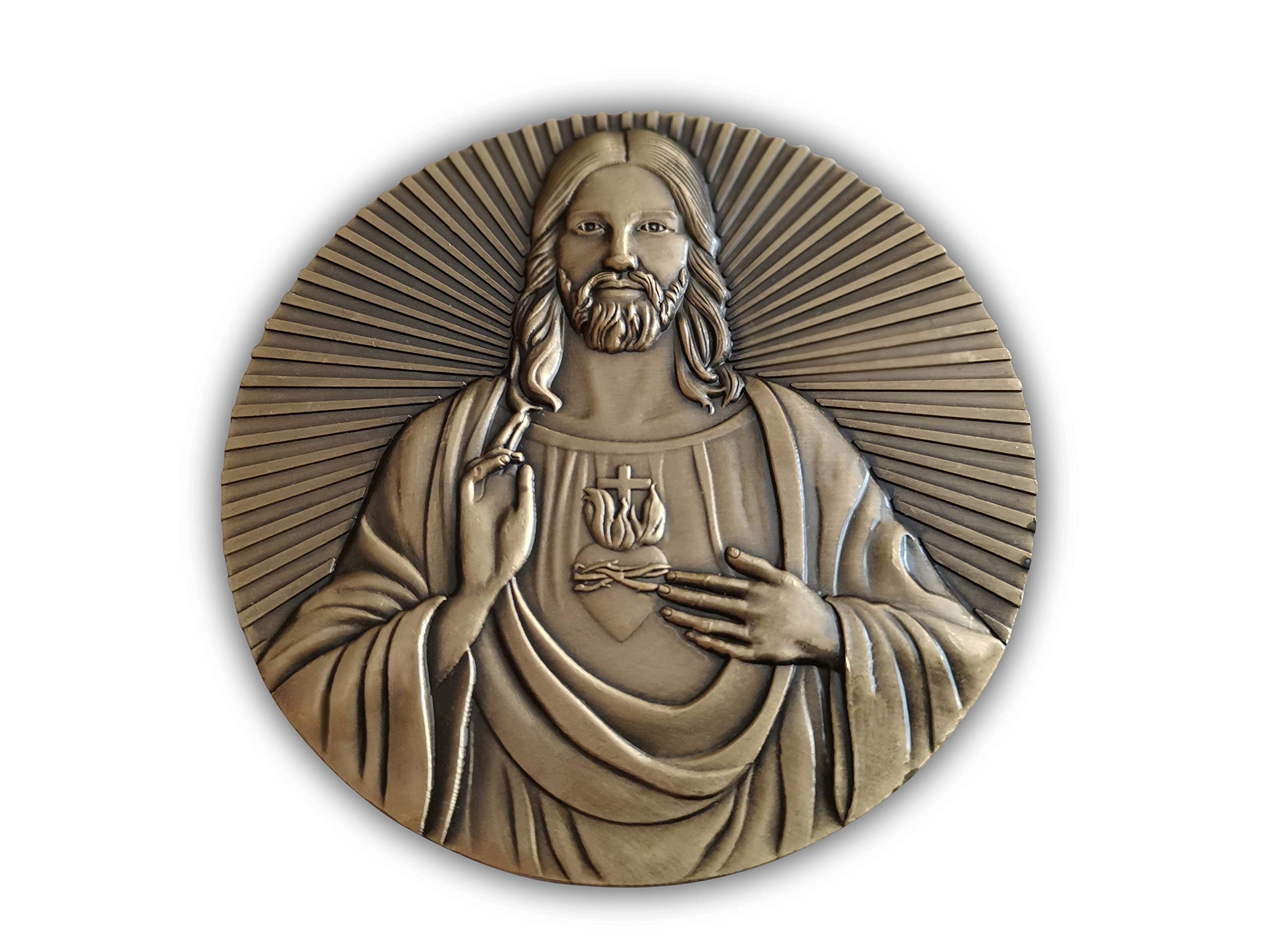 Jesus Christ & Last Supper Big 3D Metal Beautiful Collectable Coin
