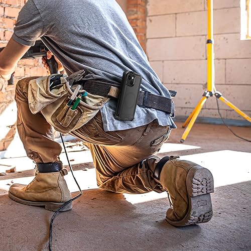 Miniatura 7 de MOTIVE Funda diseñada para iPhone 15 con clip para cinturón, funda magnética compatible con Magsafe, resistente y protección de grado militar de