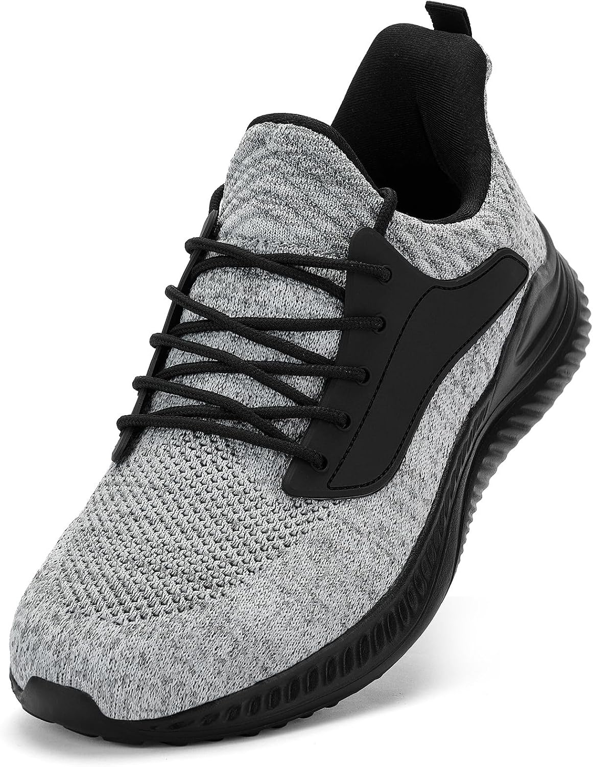 VRCLUB Mens Wide Sneakers Walking Shoes - Wide Slip on Tennis Shoes,Lightweight Breathable Comfortable Running Shoes for Athletic Workout Gym Jogging and Casual Wear Wide Width