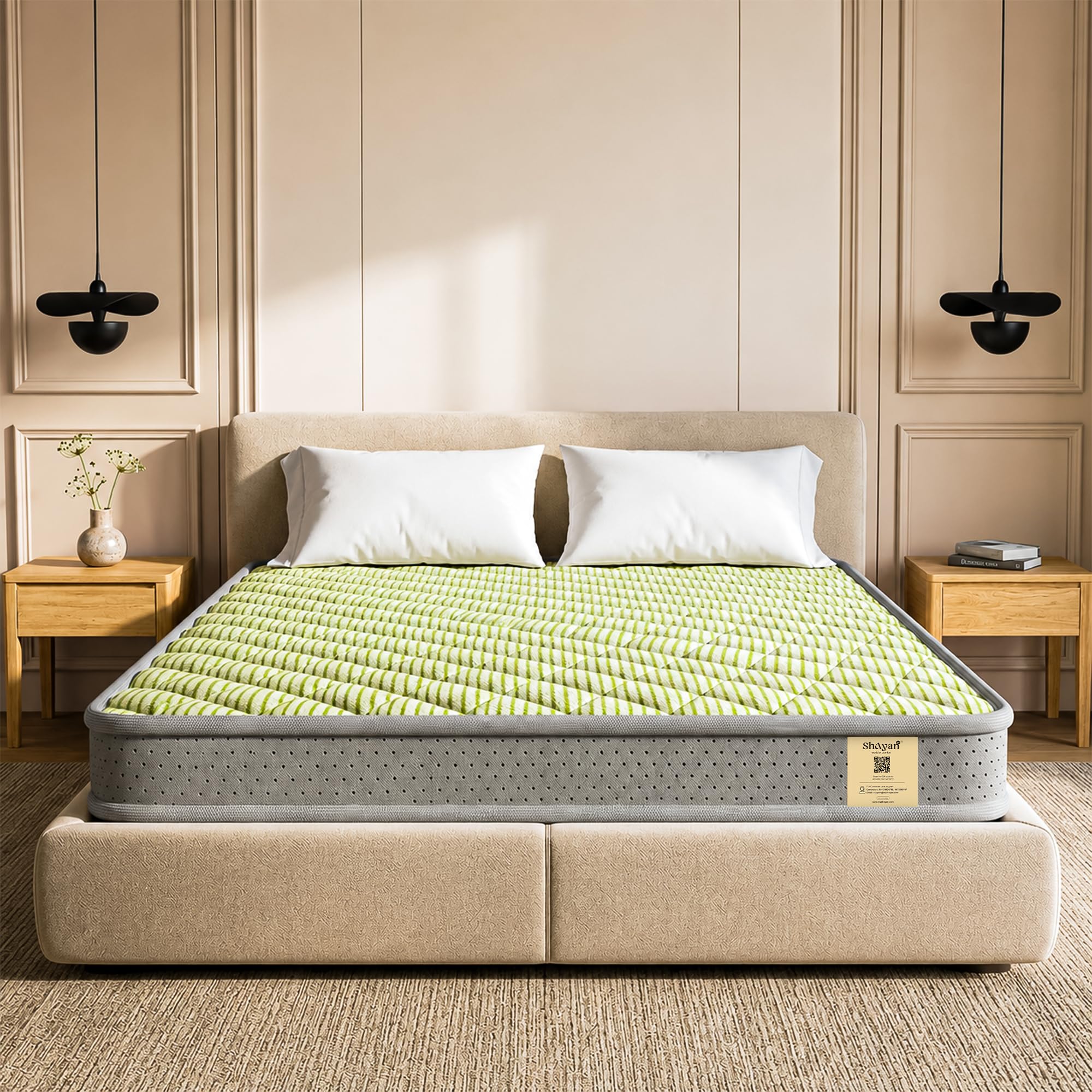 Shayan Dual Comfort Mattress 6 inch King Size - Image 1
