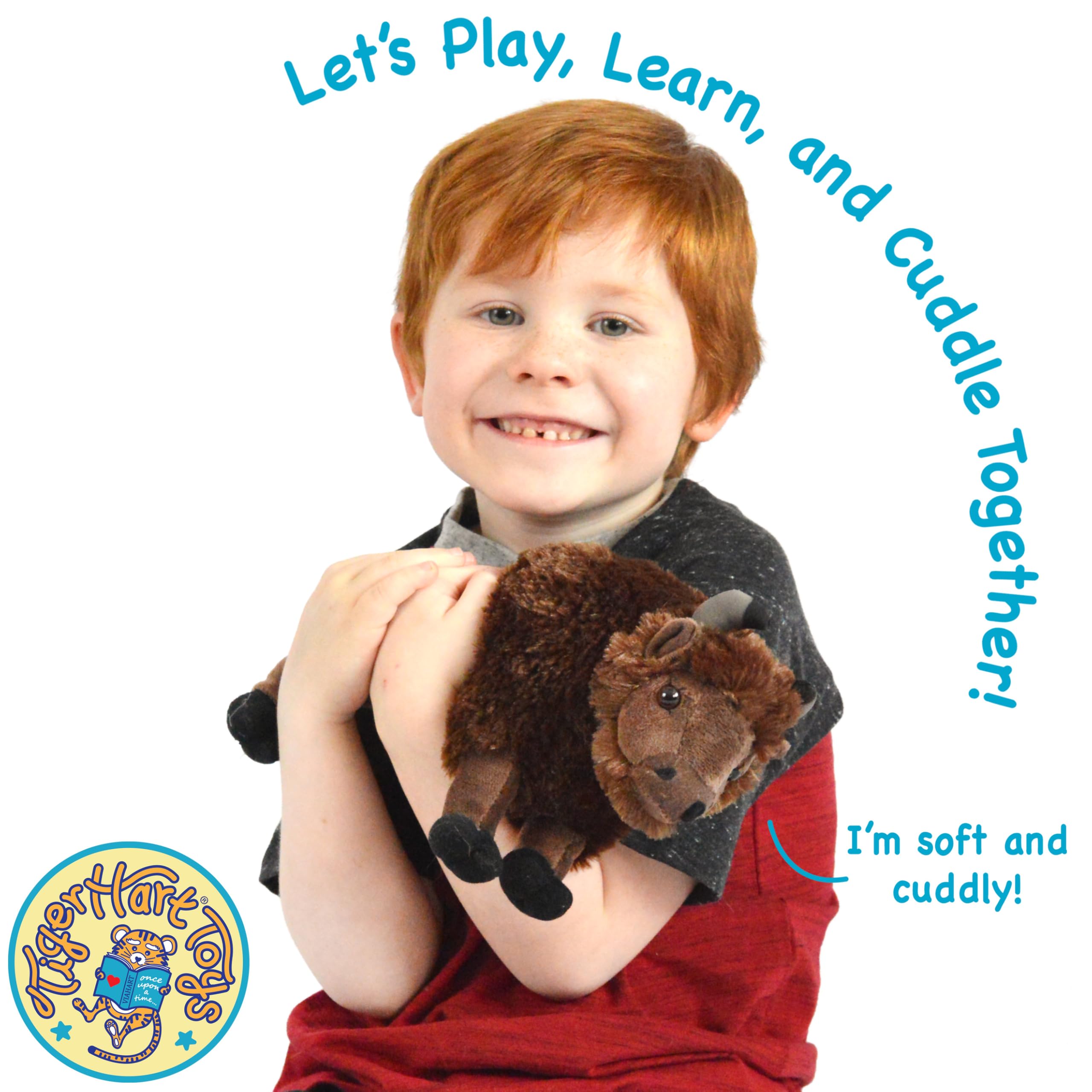 Amazon.co.jp: Tiger Tale Toys ビリー・ザ・バイソン 10インチ