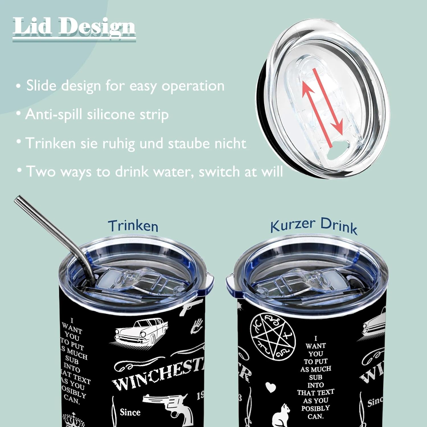 Brother Tv Show Merchadise,Halloween Tumbler,20 OZ Insulated Stainless Steel Skinny Tumblers,Funny Travel Coffee Mug for Iced or Hot Drinks,Gifts for Friend,Women,Men,1 Pcs - Image 5