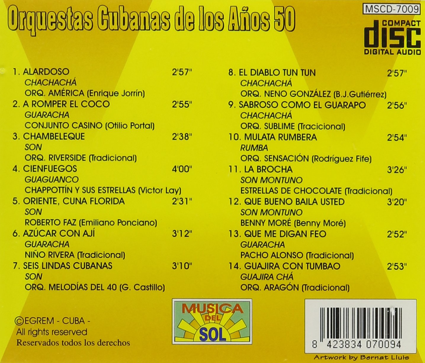 Orquestas Cubanas De Los Anos 50