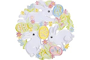 Round Easter Placemats Set of 4