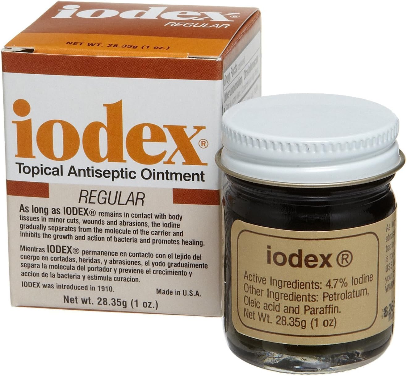 Iodex, Regular, Topical Ointment, 1-Ounce Jar