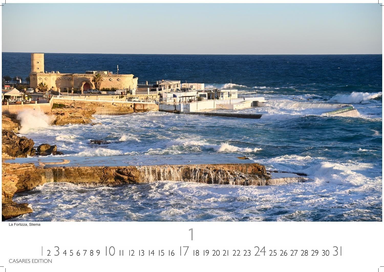 Malta Kalender 2027 - Wandkalender | Fotokalender Südeuropa 35x50cm - Hochwertiger . mit atemberaubenden Fotos von Malta - ideal für Liebhaber der Insel und Reiseliebhaber.