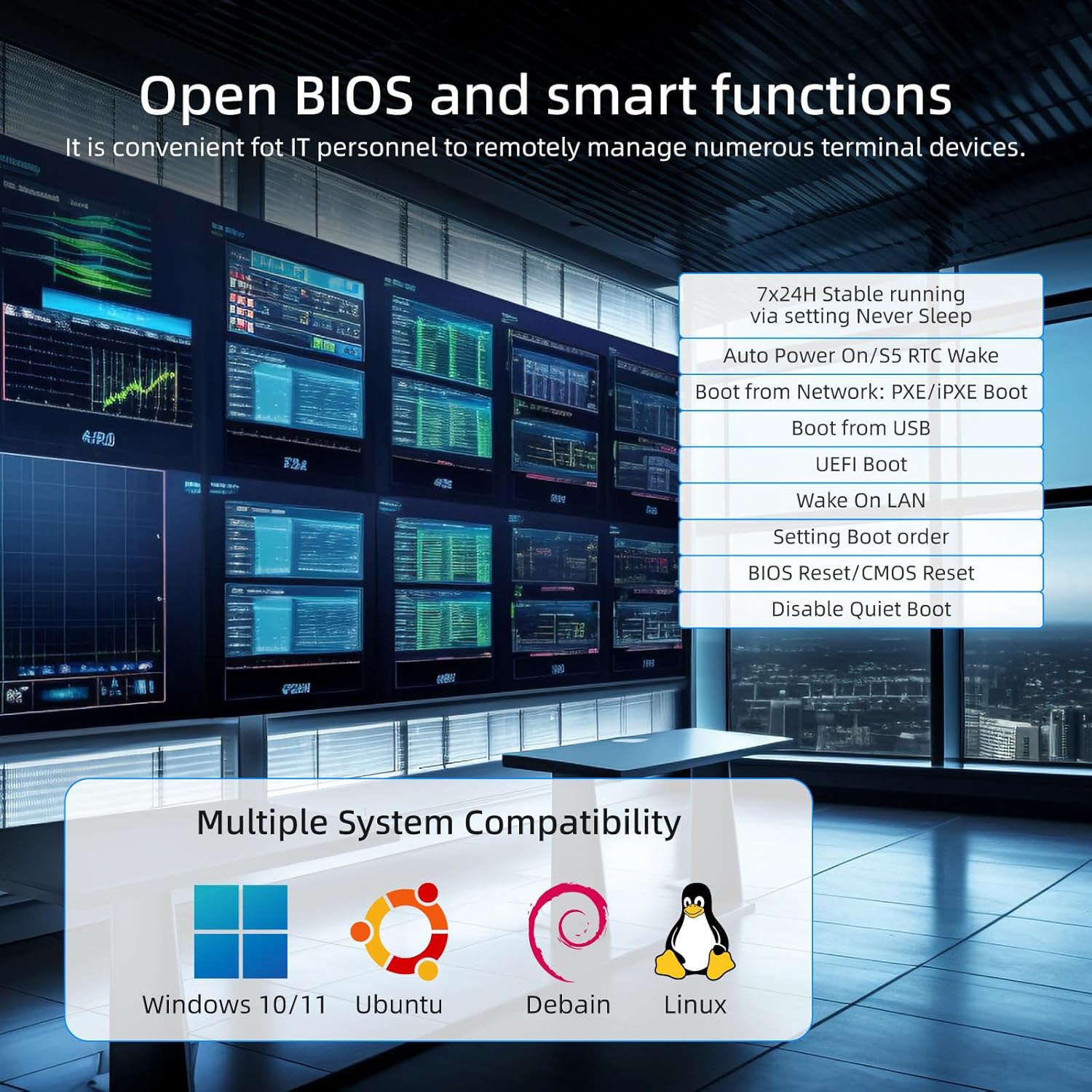 Mini PC Stick Fanless MeLE PCG02 J4125 8GB LPDDR4 128GB eMMC Mini Stick Computer HDMI 4K 2.4G/5GHz Wi-Fi 5 BT4.2 Gigabit Ethernet Micro PC on Industrial IoT, Digital Signage, WMS, MES, NAS, Office - Image 9