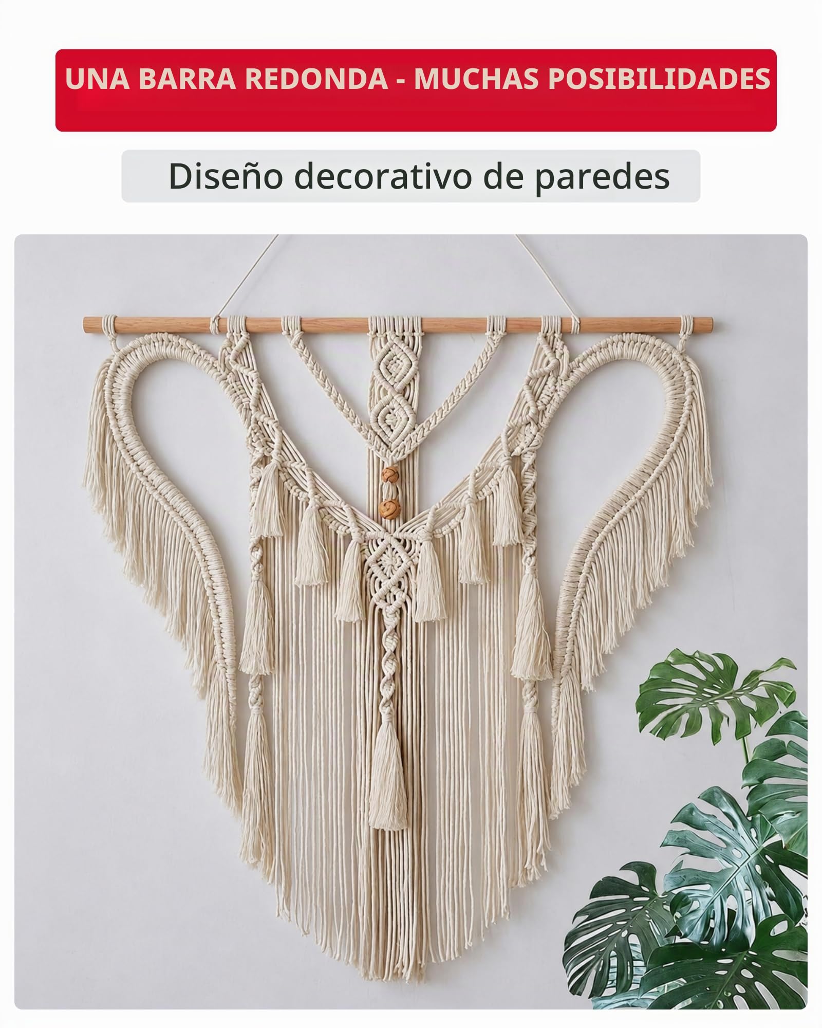 Gedotec Varilla redonda de haya lisa | varillas de madera | varillas manualidades 30 x 1000 mm | juego de 10 | varillas de haya para manualidades | varilla de madera maciza | palitos