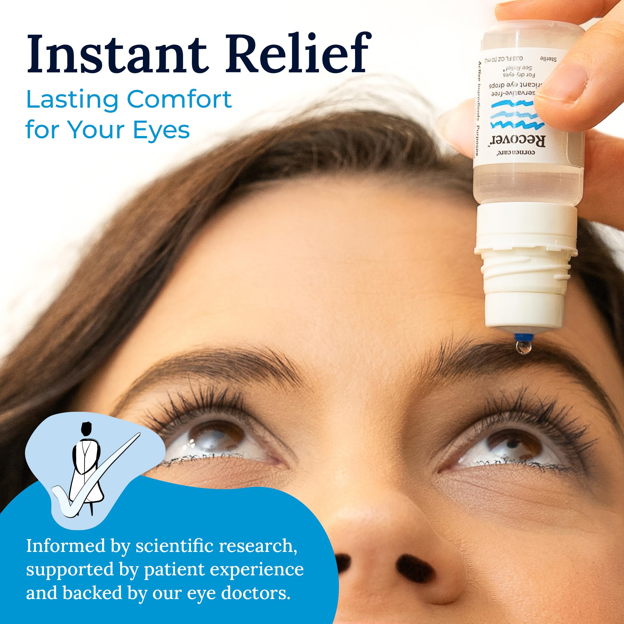 CorneaCare Recover Hydrating Eye Drops | for Dry Eyes Relief | 300 Drops — Amazon image 4