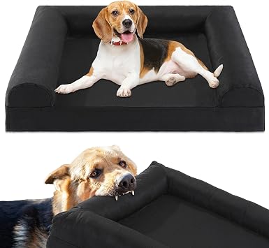 BALAPET Chew Proof Dog Bed - Indestructible Crate & Sofa for Small & Medium Dogs