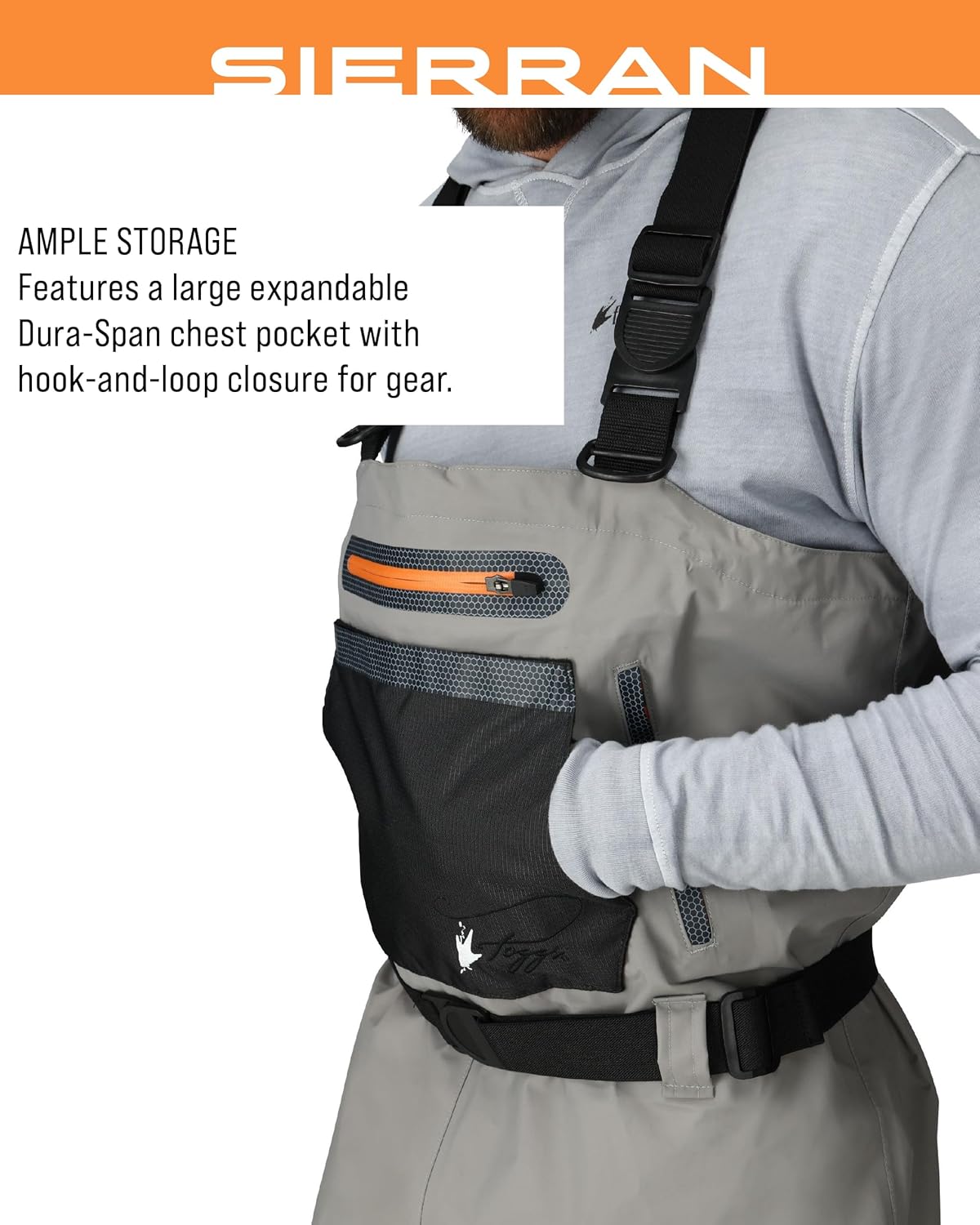 FROGG TOGGS Sierran Breathable Waterproof Stockingfoot Fishing Chest Wader for Fishing - Image 6