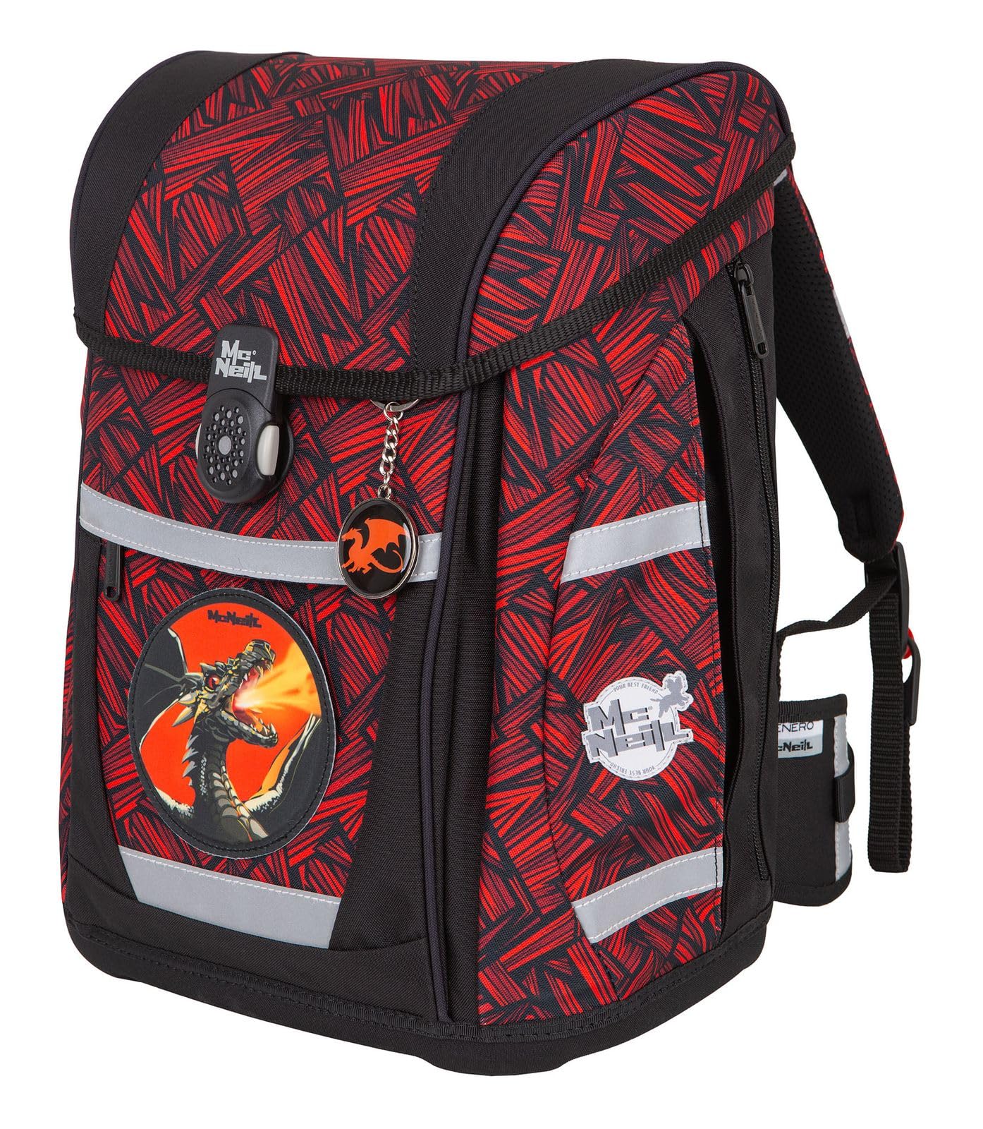 McNeill Tenero Schoolbag Set 5-teilig Zack
