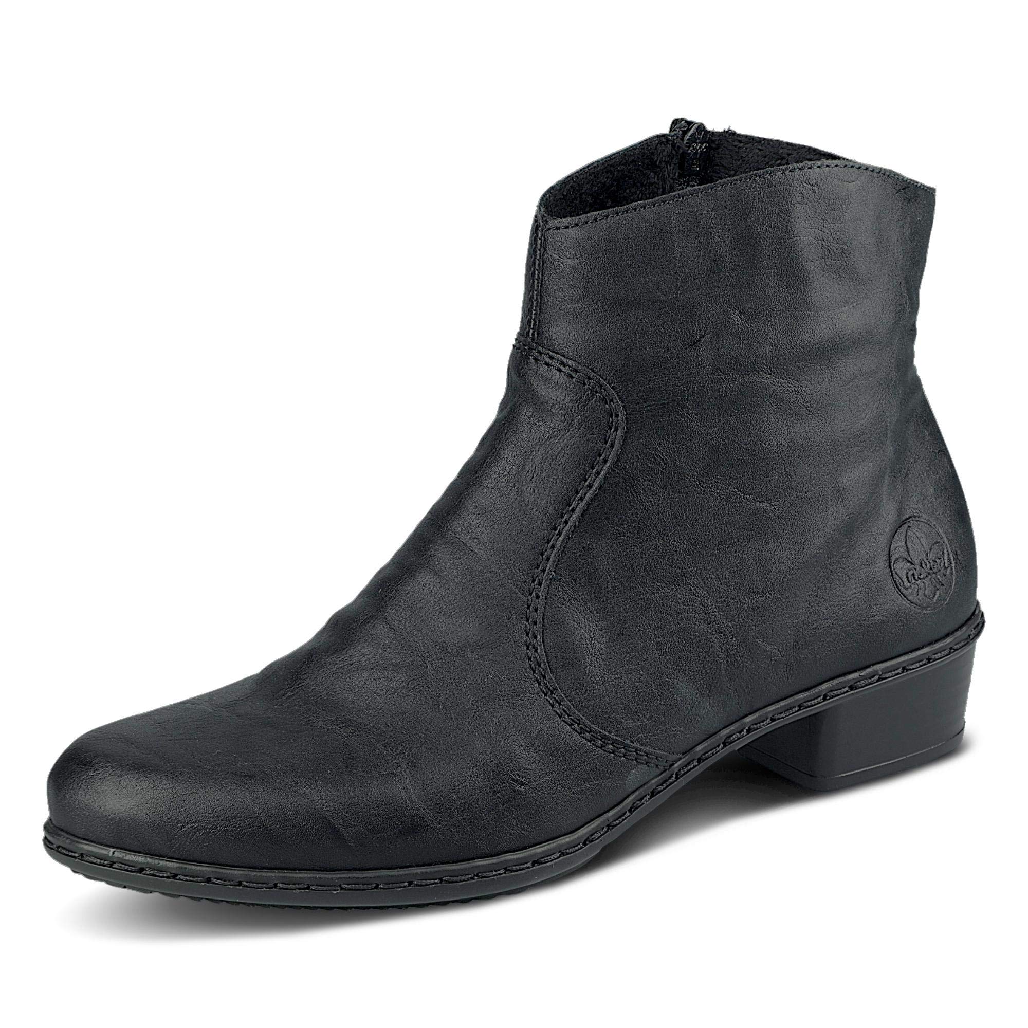 Rieker , Women’s Ankle Boots, Black (schwarz/00), UK (40 EU)