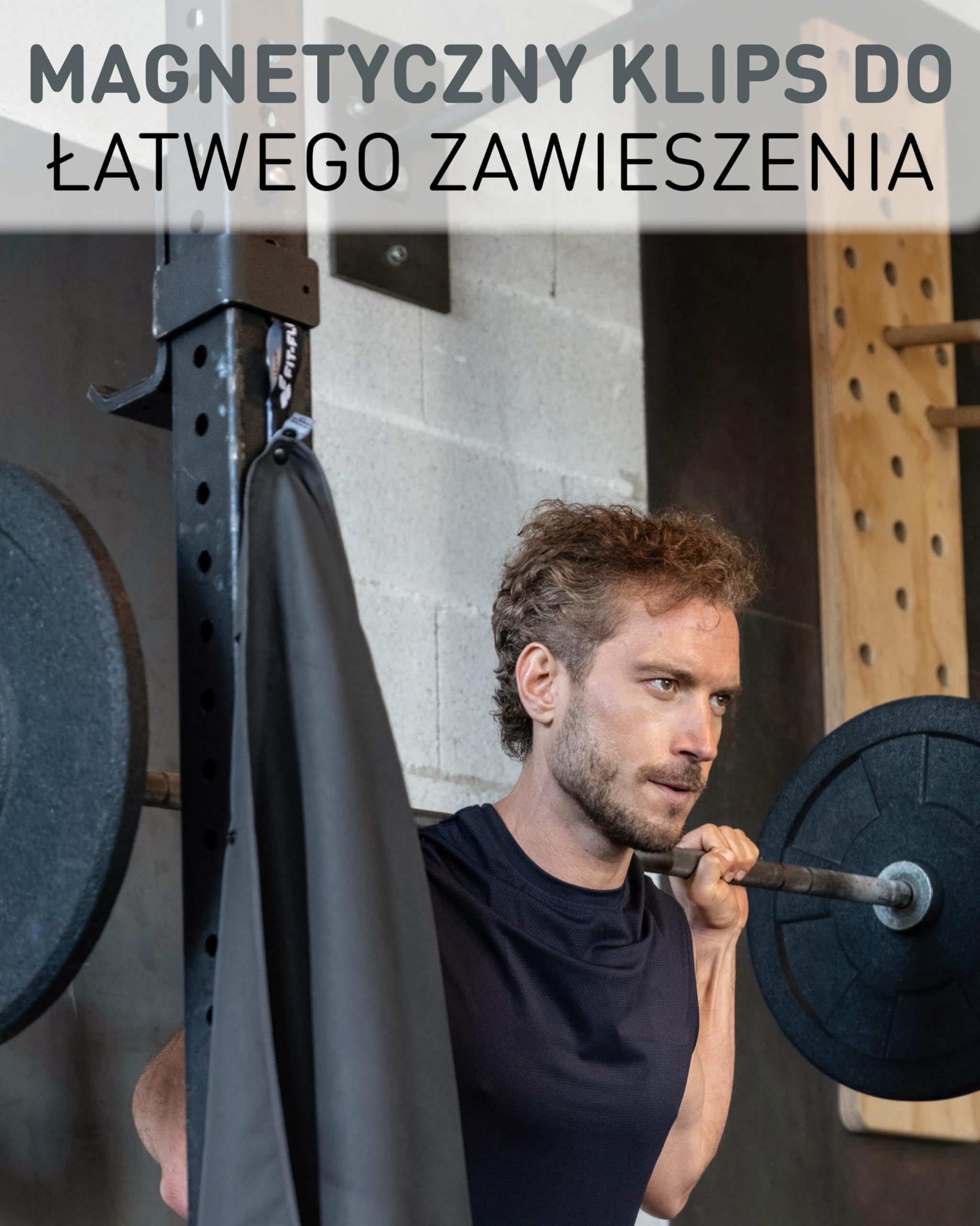 Ręcznik treningowy z mikrofibry - Ręcznik fitness z kieszenią zapinaną na zamek + klips magnetyczny - Kompaktowy i szybkoschnący - Ręcznik sportowy Gym