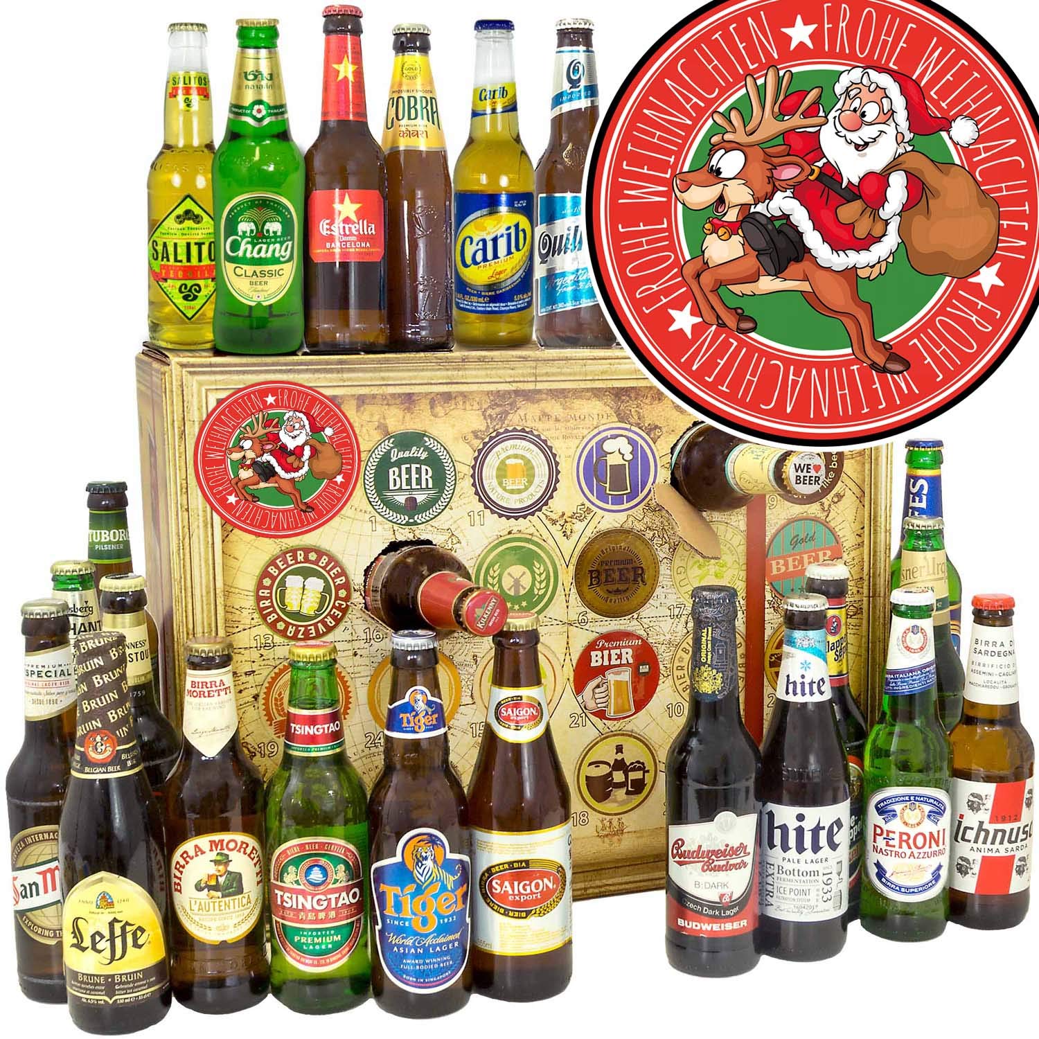 Santa - 2024 2025 Bier Adventskalender - Biere der WELT