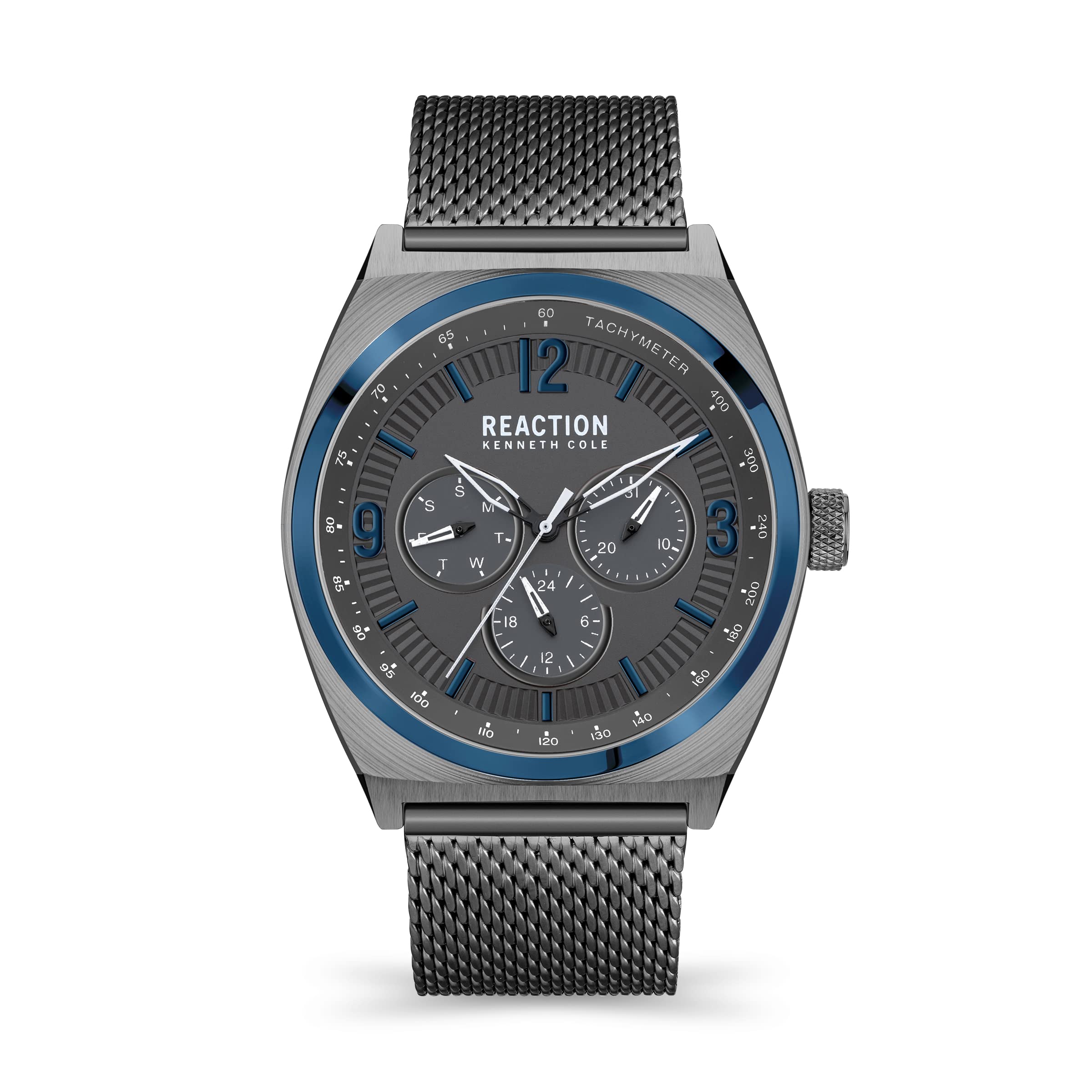 Kenneth Cole Reaction Analog Mens Watch - Krwgk2192402 (Grey Dial Grey Colored Strap) (B09TS26DJ4) Amazon Price History, Amazon Price Tracker