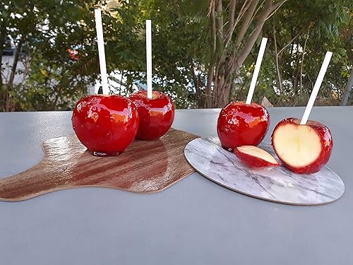 Miniatura 6 de Oasis Supply Red Candy - Mezcla de revestimiento de manzana, sabor a cereza, solo tienes que añadir agua, 12 onzas, cubre hasta 15 manzanas