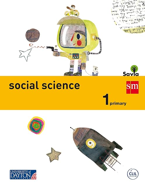 Portada de Social science. 1 Primary. Savia