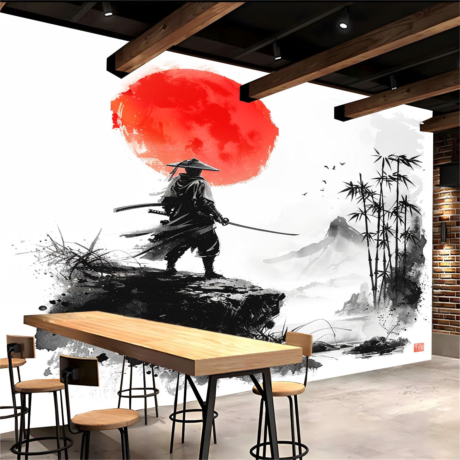Tenture Murale Graffiti EKZLQJWPN Graffiti Japonais 3D Effet Tapisserie Art Mural Déco Mur Moderne Colorée